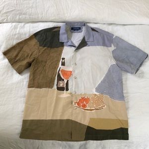 Zara short sleeve button up